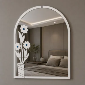 Eaching & Frosted Mirror